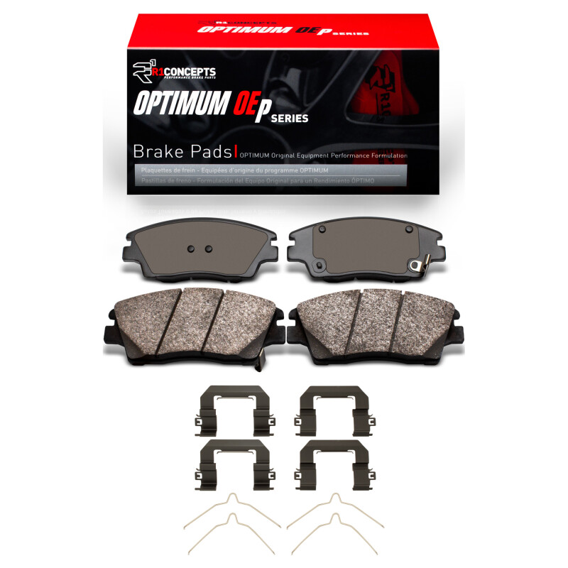 Picture of R1 17-22 Kia Sportage (USA/Canada) Front Optimum OE Pads & Hardware Kit