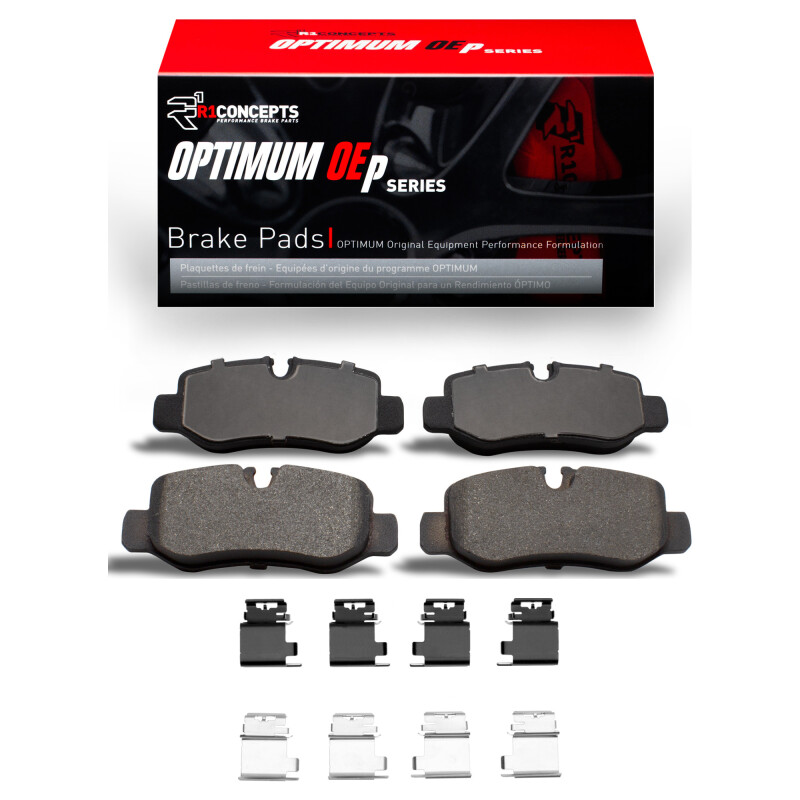 Picture of R1 16-23 Mercedes-Benz Metris Rear Optimum OE Pads & Hardware Kit