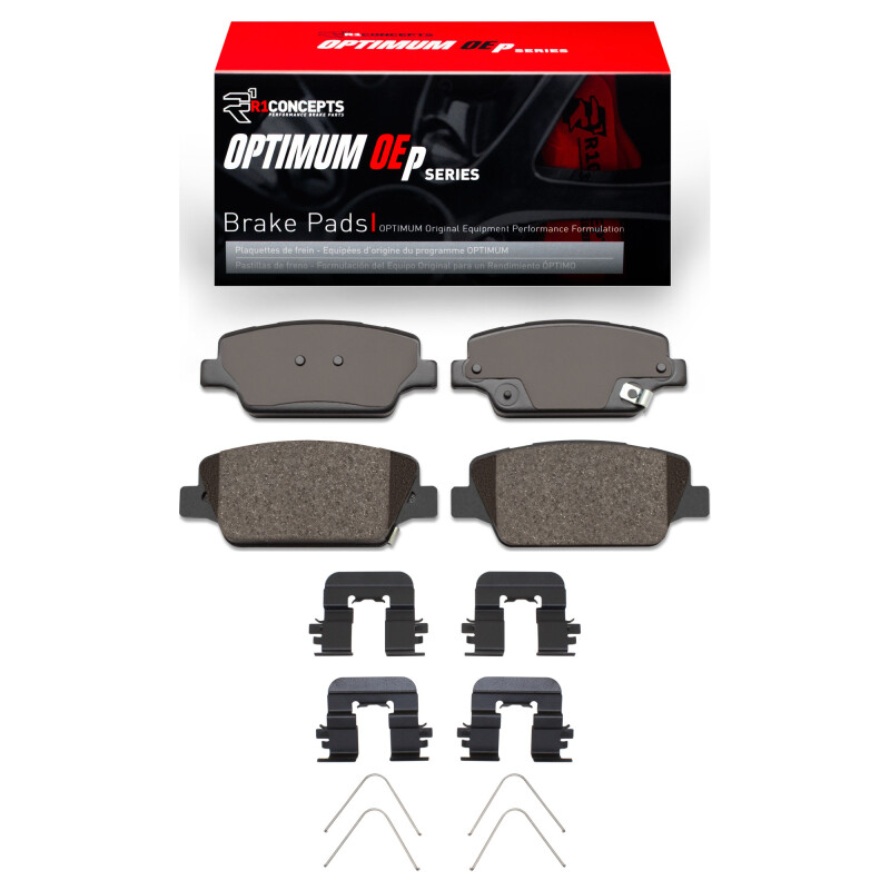 Picture of R1 17-19 Kia Cadenza Rear Optimum OE Pads & Hardware Kit