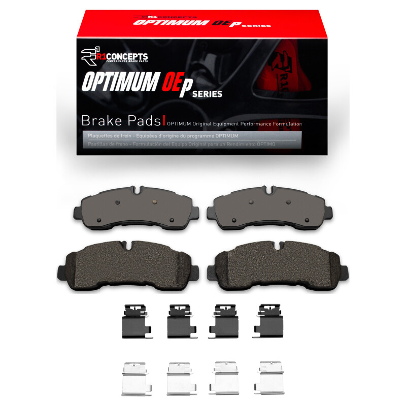 Picture of R1 20-25 Ford Transit-350 HD/DRW Rear Optimum OE Pads & Hardware Kit