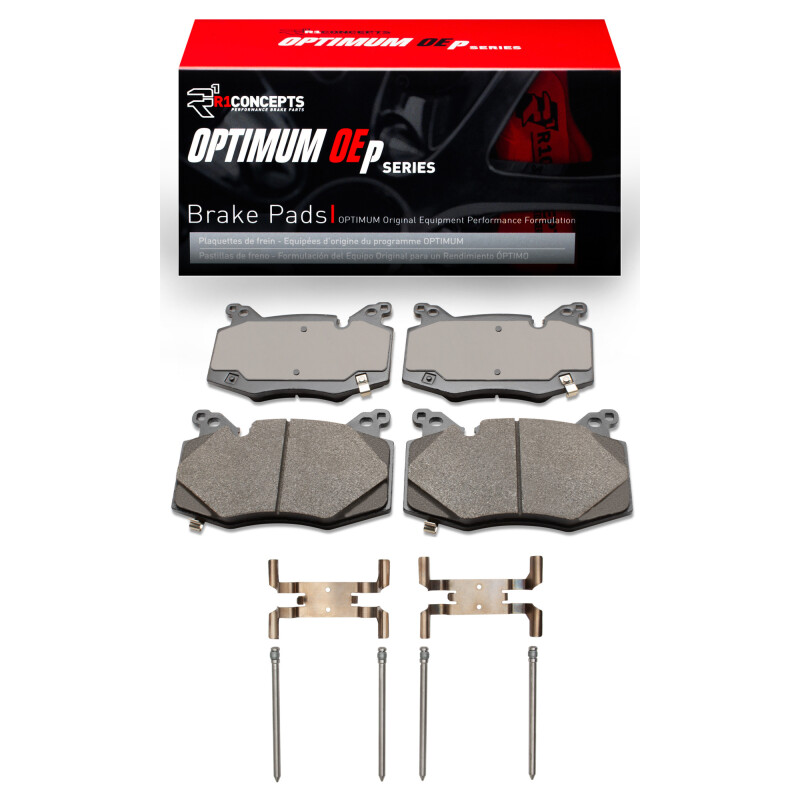 Picture of R1 -20 Cadillac CT6 Front Optimum OE Pads & Hardware Kit