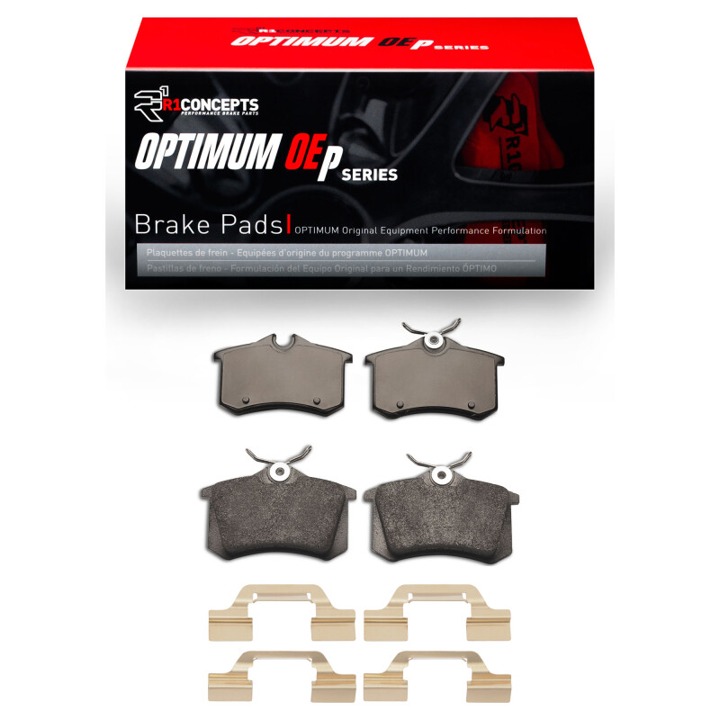 Picture of R1 03-06 Volkswagen Golf Rear Optimum OE Pads & Hardware Kit