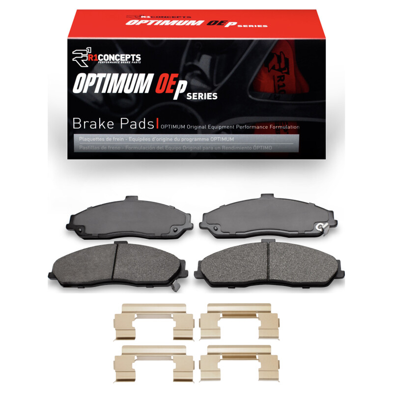 Picture of R1 04-09 Cadillac XLR Front Optimum OE Pads & Hardware Kit