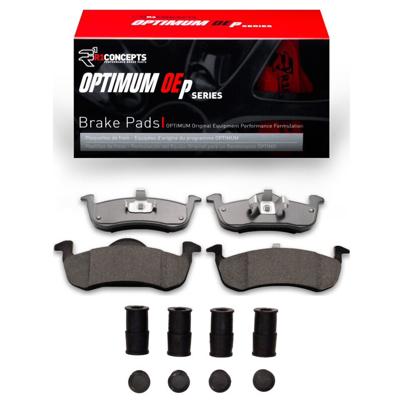 Picture of R1 10-17 Ford Expedition Rear Optimum OE Pads & Hardware Kit