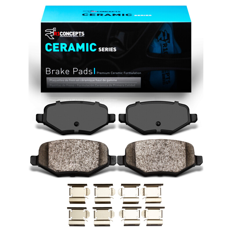 Picture of R1 13-16 Lincoln MKT Rear Optimum OE Pads & Hardware Kit