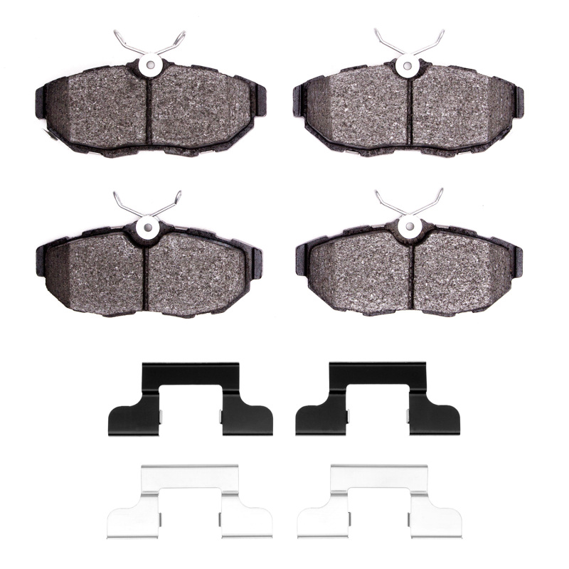 Picture of R1 07-14 Ford Mustang Rear Optimum OE Pads & Hardware Kit