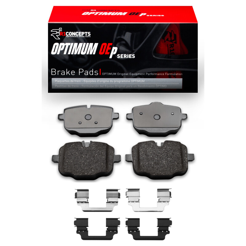Picture of R1 12-19 BMW M6 Rear Optimum OE Pads & Hardware Kit