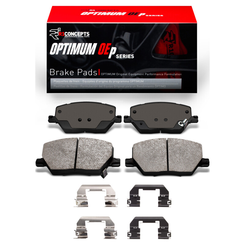 Picture of R1 17-23 Fiat 500X Front Optimum OE Pads & Hardware Kit