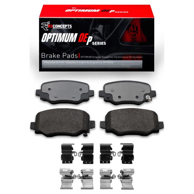 Picture of R1 24-25 Alfa Romeo Tonale Rear Optimum OE Pads & Hardware Kit