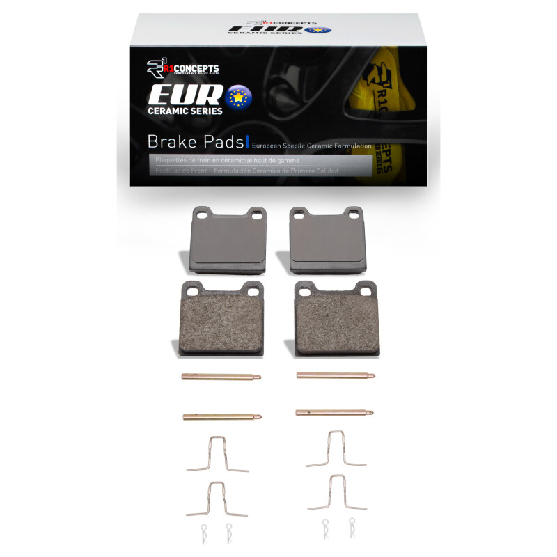 Picture of R1 67-91 Mercedes-Benz 230S Rear Euro Ceramic Pads & Hardware Kit