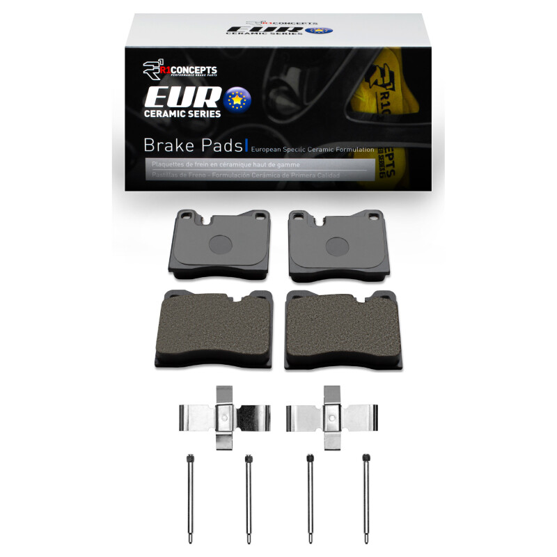 Picture of R1 76-86 BMW 528I Front Euro Ceramic Pads & Hardware Kit