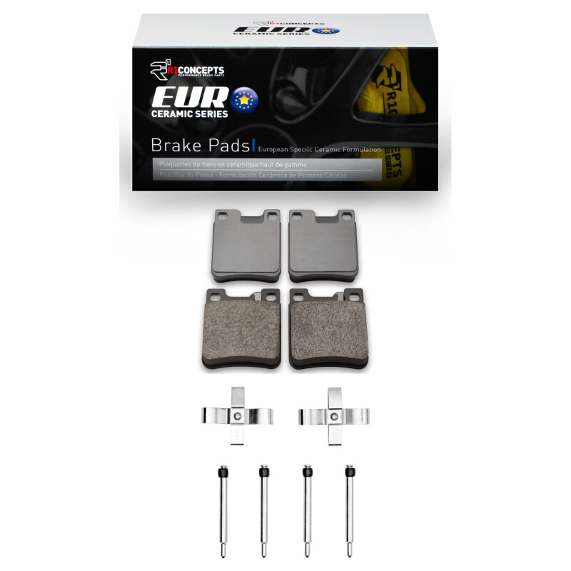 Picture of R1 94-00 Mercedes-Benz E300 Rear Euro Ceramic Pads & Hardware Kit