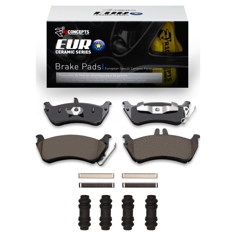 Picture of R1 98-05 Mercedes-Benz ML350 Rear Euro Ceramic Pads & Hardware Kit