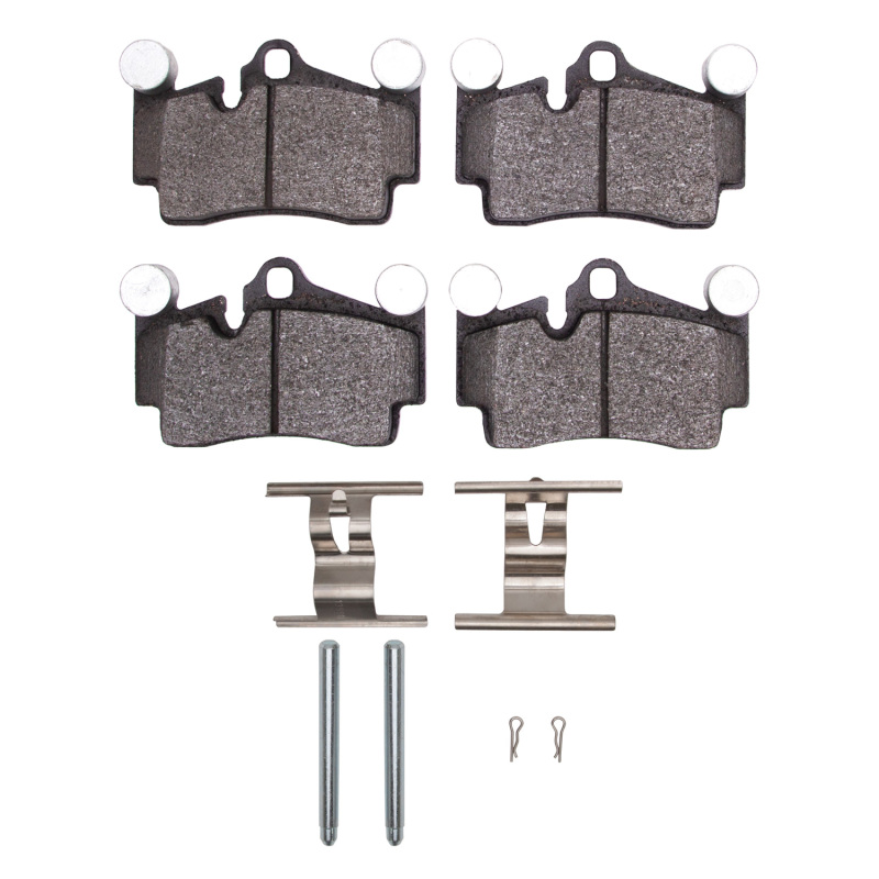 Picture of R1 03-15 Audi Q7 Rear Euro Ceramic Pads & Hardware Kit