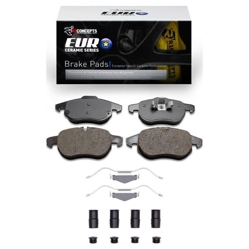 Picture of R1 03-05 Saab 9-3 Front Euro Ceramic Pads & Hardware Kit