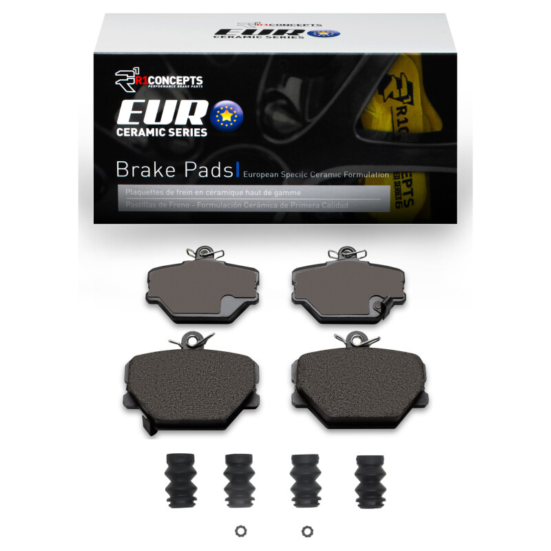 Picture of R1 05-16 Smart Fortwo Front Euro Ceramic Pads & Hardware Kit