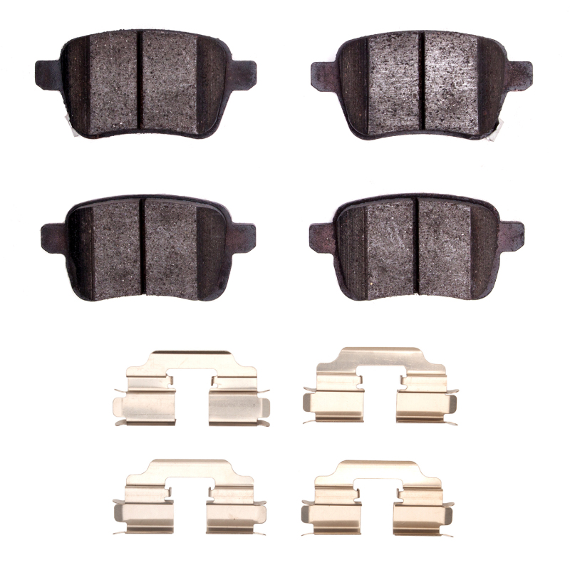Picture of R1 14-19 Fiat 500L Rear Euro Ceramic Pads & Hardware Kit