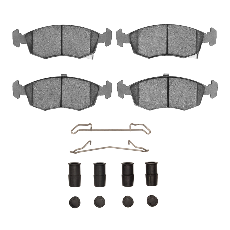 Picture of R1 12-19 Fiat 500E Front Euro Ceramic Pads & Hardware Kit