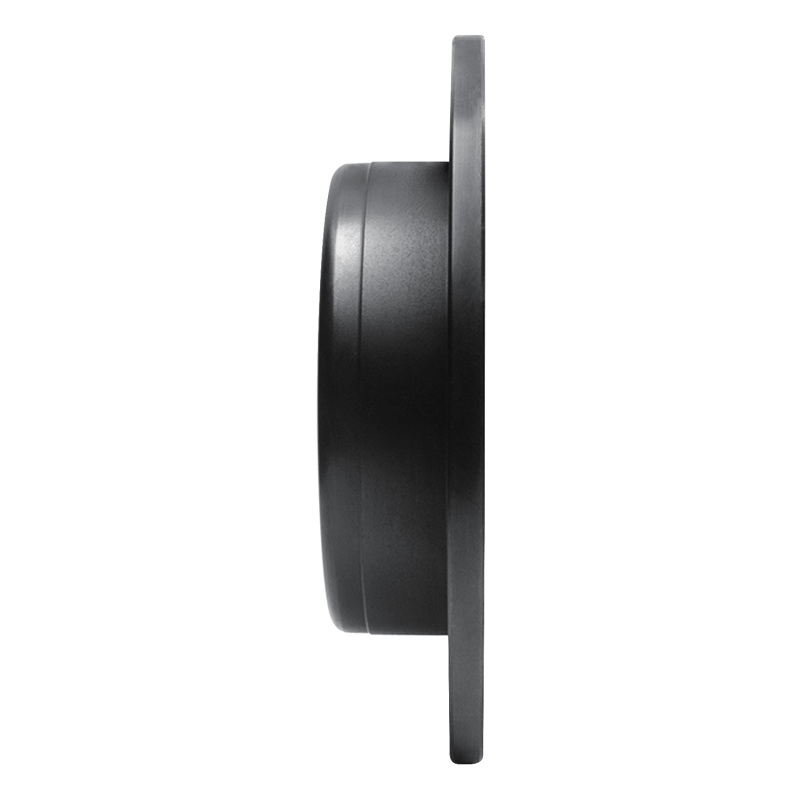 Picture of R1 04-10 Chevrolet Epica (USA/Canada) Rear Left Drilled & Slotted Black Brake Rotor