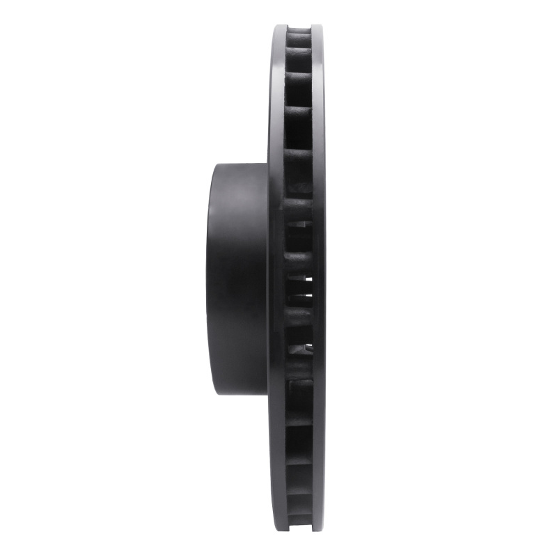 Picture of R1 10-12 Land Rover Range Rover Front Right Drilled & Slotted Black Brake Rotor