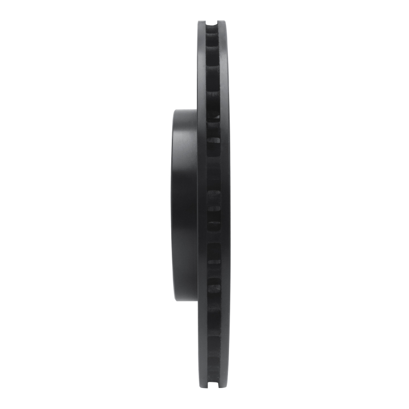 Picture of R1 14-24 Land Rover Range Rover Sport Rear Right Drilled & Slotted Black Brake Rotor
