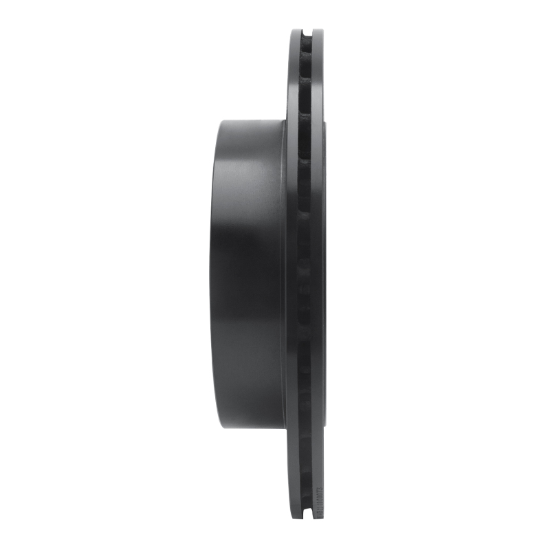 Picture of R1 05-07 Subaru Impreza Rear Left Drilled & Slotted Black Brake Rotor