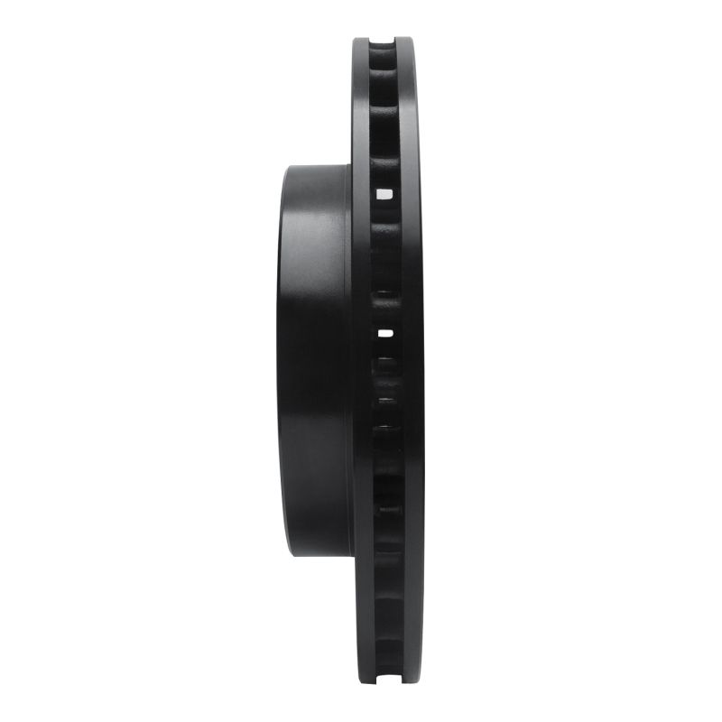 Picture of R1 03-05 Jaguar S-Type Front Right Drilled & Slotted Black Brake Rotor