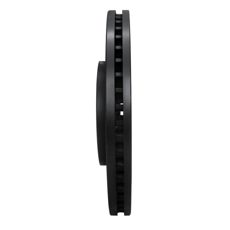 Picture of R1 06-08 Jaguar S-Type Front Right Drilled & Slotted Black Brake Rotor