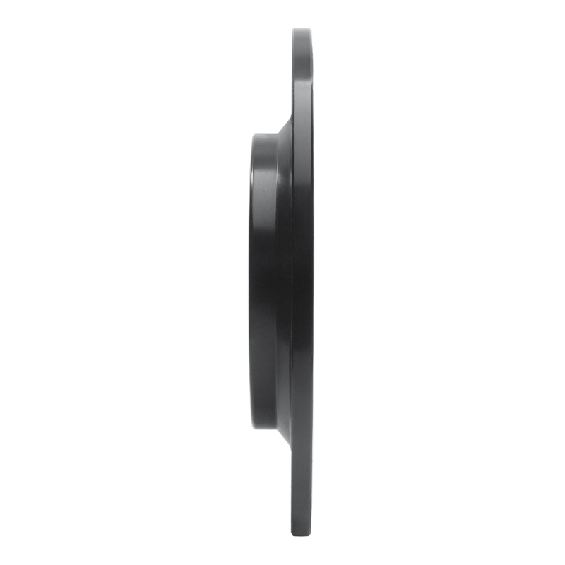 Picture of R1 13-25 Hyundai Kona Rear Left Drilled & Slotted Black Brake Rotor