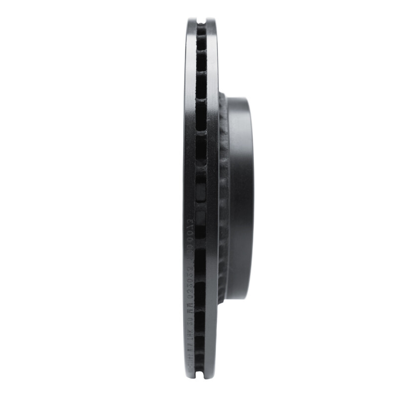 Picture of R1 10-17 Volvo XC60 Rear Right Drilled & Slotted Black Brake Rotor