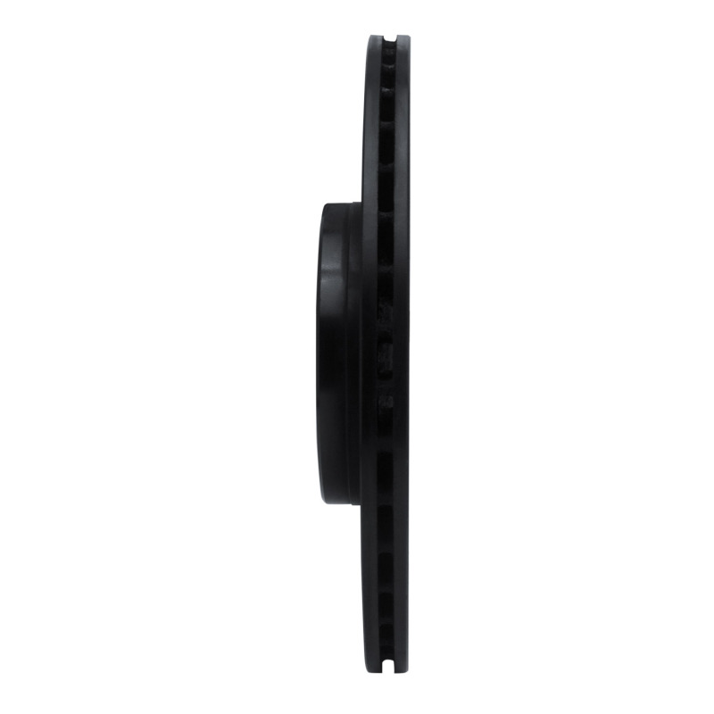 Picture of R1 16-26 Volvo V90 Rear Left Drilled & Slotted Black Brake Rotor