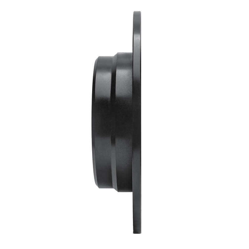 Picture of R1 89-95 BMW 525I (USA/Canada) Rear Right Drilled & Slotted Black Brake Rotor