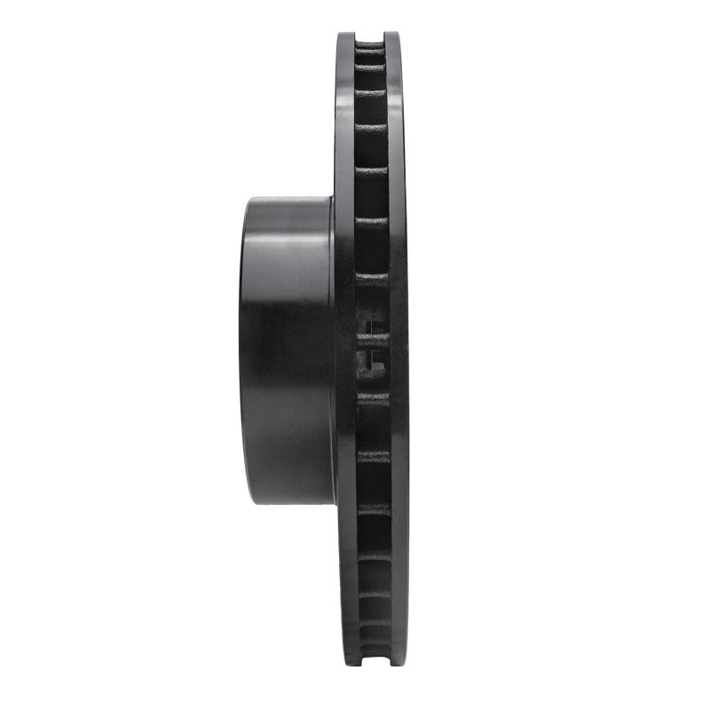 Picture of R1 91-01 BMW 740I Front Left Drilled & Slotted Black Brake Rotor