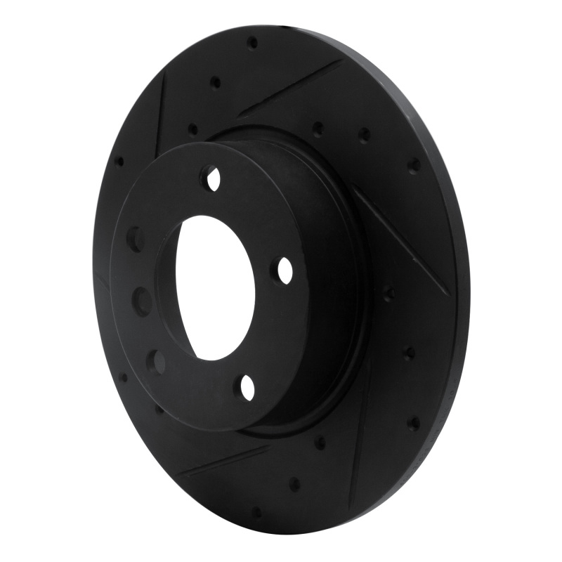Picture of R1 95-98 BMW Z3 Front Left Drilled & Slotted Black Brake Rotor