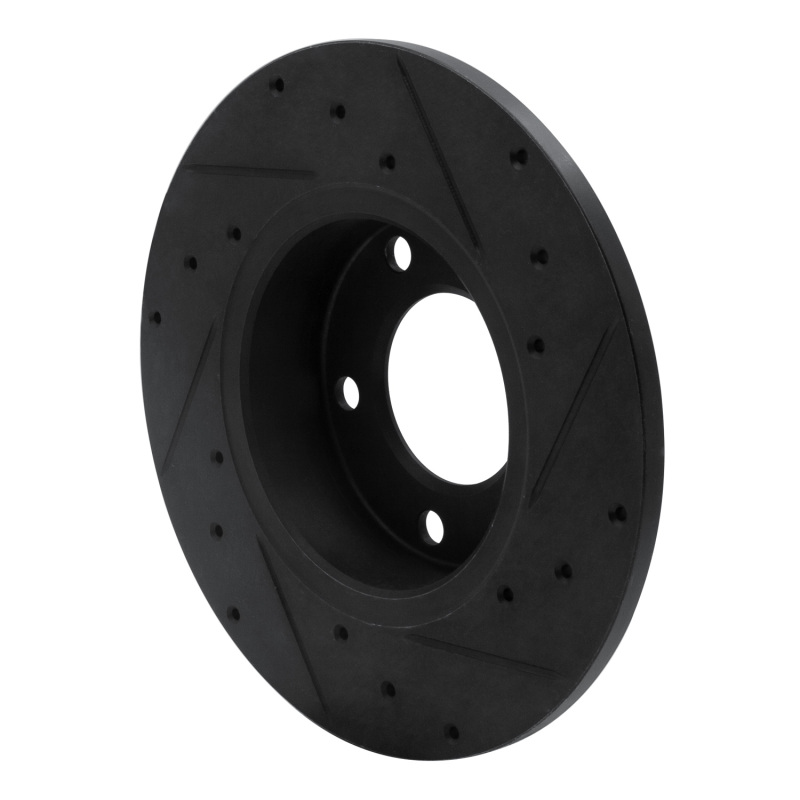 Picture of R1 95-98 BMW Z3 Front Left Drilled & Slotted Black Brake Rotor