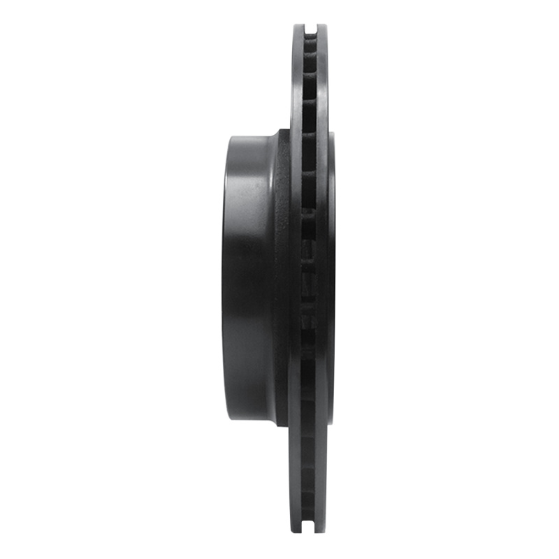 Picture of R1 99-06 BMW 323I Rear Left Drilled & Slotted Black Brake Rotor