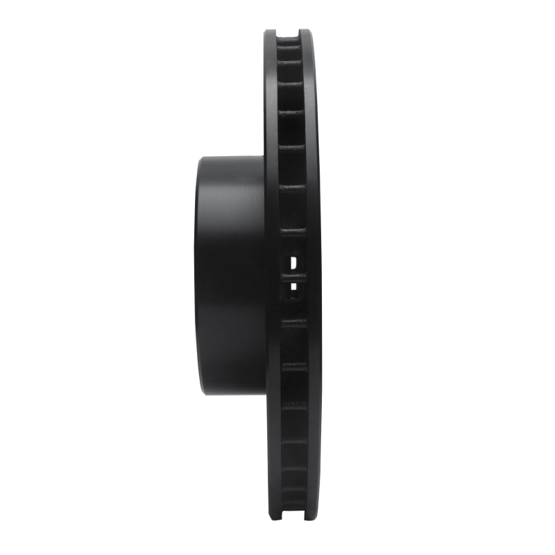 Picture of R1 00-03 BMW 530I Front Right Drilled & Slotted Black Brake Rotor