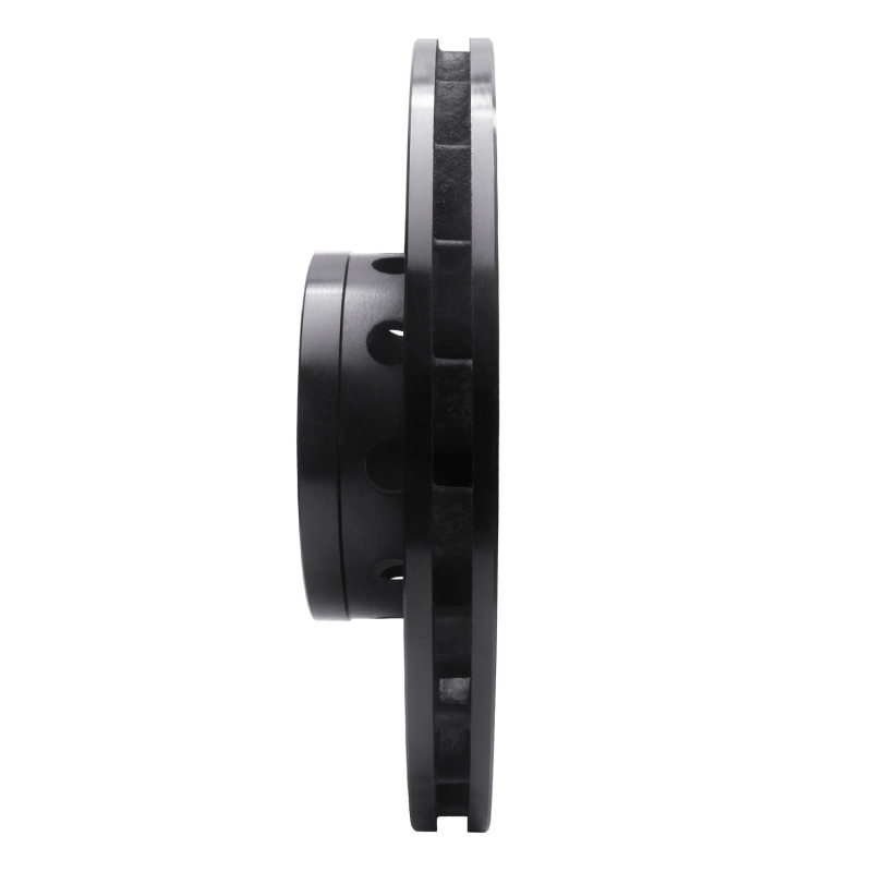 Picture of R1 00-03 BMW M5 Right Front Drilled & Slotted Black Brake Rotor