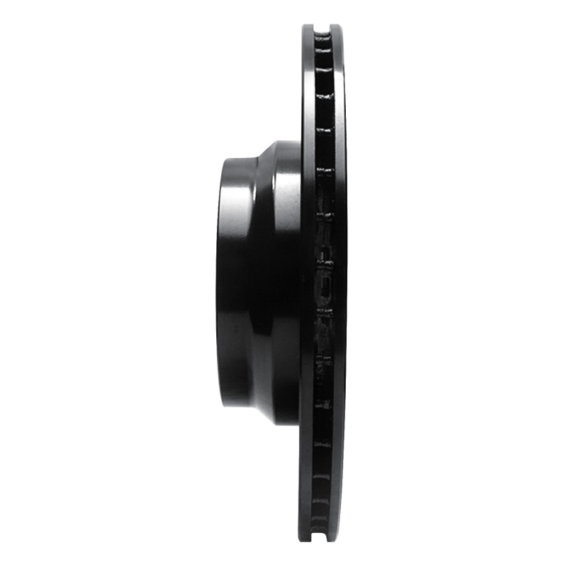 Picture of R1 06-12 BMW 330XI Front Right Drilled & Slotted Black Brake Rotor