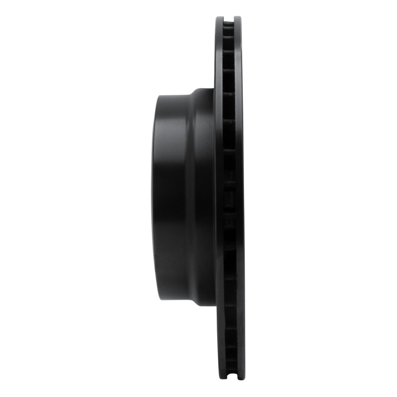 Picture of R1 08-13 BMW 135I Rear Left Drilled & Slotted Black Brake Rotor