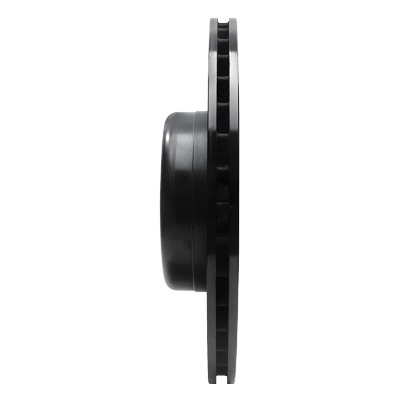 Picture of R1 12-20 BMW M240I Coupe & Convertible Rear Left Drilled & Slotted Black Brake Rotor