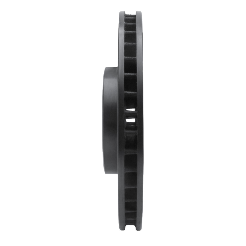 Picture of R1 08-19 BMW X5 Front Right Drilled & Slotted Black Brake Rotor