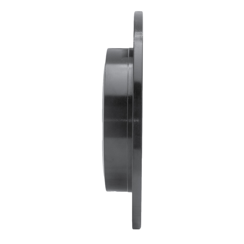Picture of R1 02-15 Mini Cooper (Excl Clubman) Rear Left Drilled & Slotted Black Brake Rotor