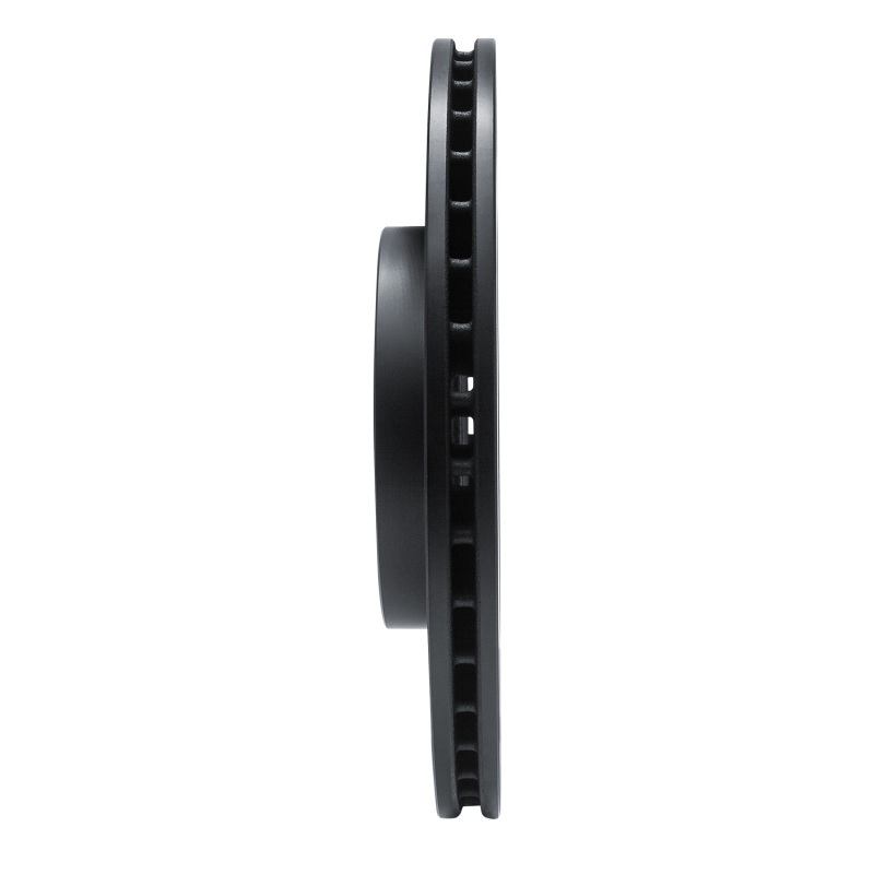Picture of R1 16-24 Mini Cooper Countryman Front Left Drilled & Slotted Black Brake Rotor