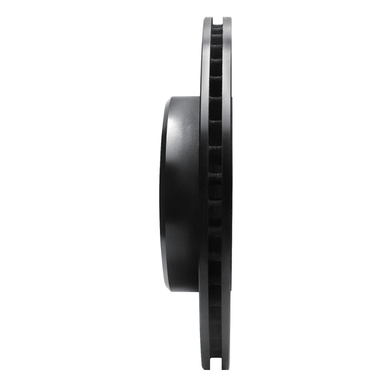 Picture of R1 06-23 Dodge Charger Rear Right Drilled & Slotted Black Brake Rotor