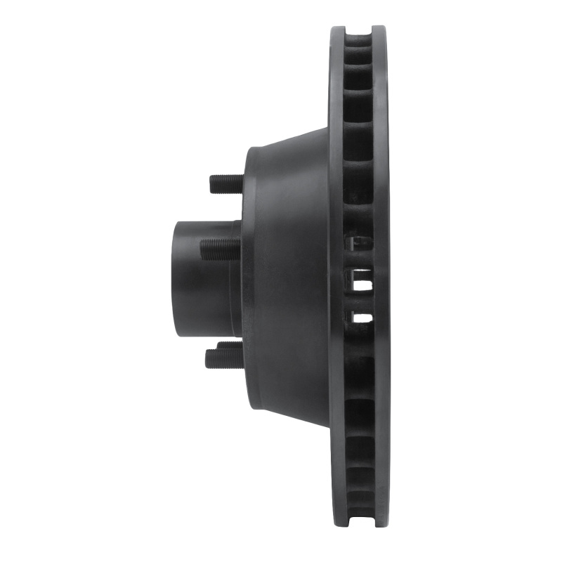 Picture of R1 71-81 Chrysler Newport Front Left Drilled & Slotted Black Brake Rotor