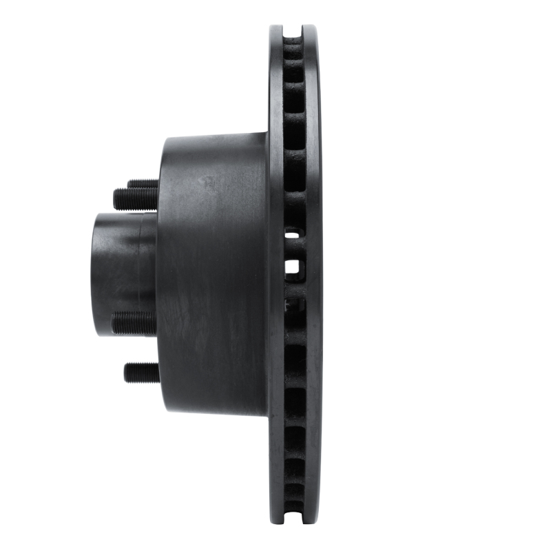 Picture of R1 70-72 Dodge Charger Front Right Drilled & Slotted Black Brake Rotor