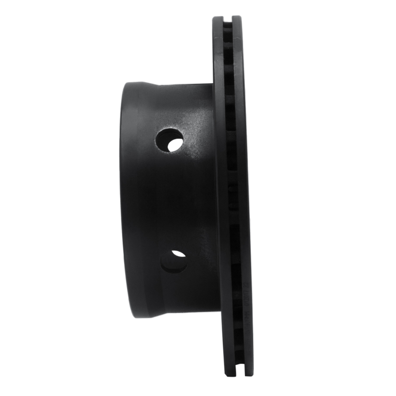 Picture of R1 02-06 Dodge Sprinter 3500 Rear Left Drilled & Slotted Black Brake Rotor