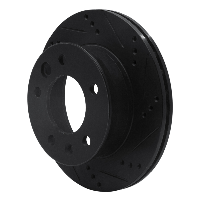 Picture of R1 02-06 Dodge Sprinter 3500 Front Left Drilled & Slotted Black Brake Rotor