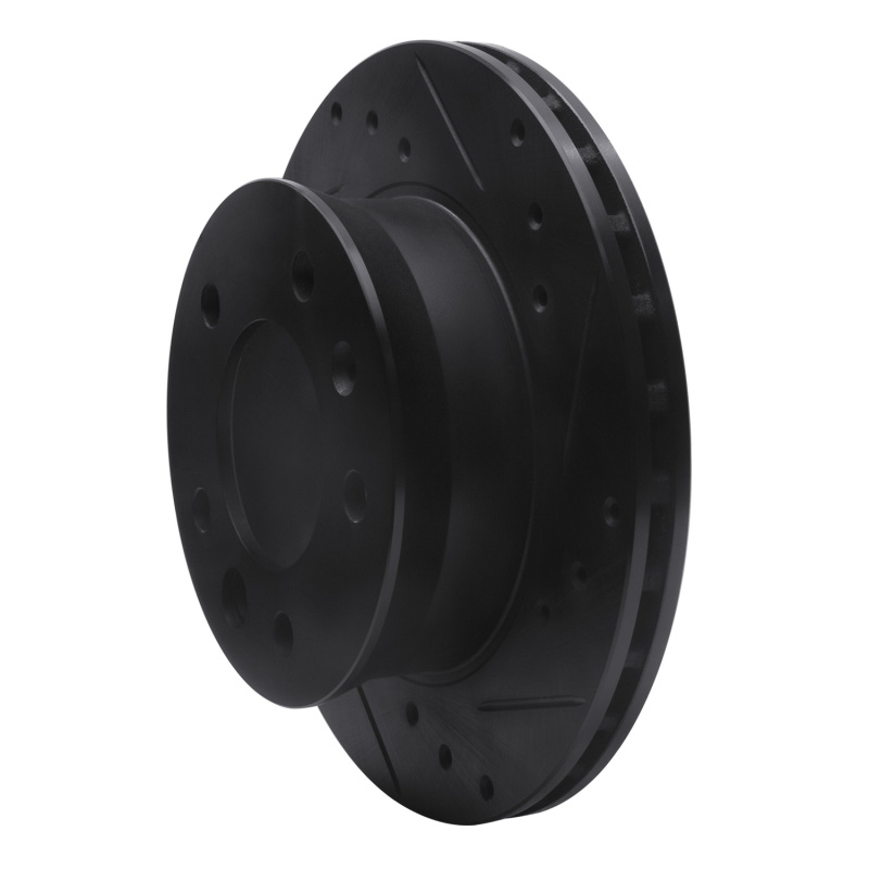 Picture of R1 02-06 Dodge Sprinter 2500 Front Right Drilled & Slotted Black Brake Rotor
